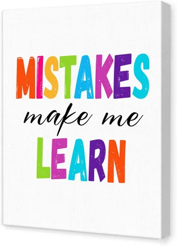 Miniatura 15 de JANLAN Dream Believe Achieve Wall Decor,Inspirational Positive Quotes Canvas Wall Art for Kids Room Classroom Nursery Playroom 11x15 Inch
