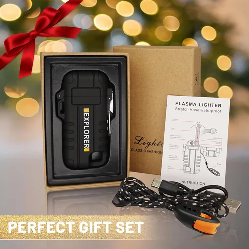 Miniatura 6 de Lafagiet Encendedor recargable USB C, cuello flexible de 360°, a prueba de viento y agua, encendedores de arco eléctrico para velas, camping F37-BK