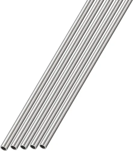 METALLIXITY Tubo de acero inoxidable 304 (0.118 in de diámetro exterior x 0.031 in de pared T x 11.811 in de largo), 5 piezas, tubo recto - para