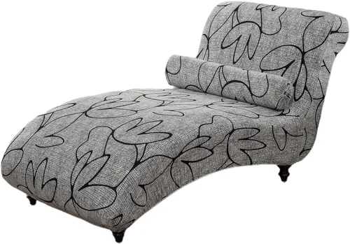 Miniatura 10 de Funda para tumbona sin brazos, funda elástica estampada para sofá reclinable, fundas elásticas para tumbonas para sala de estar, dormitorio, 13