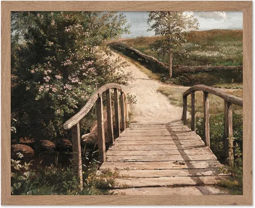 Miniatura 54 de Poster Master Póster vintage The Beginning Of Spring – Impresión retro de invierno – Arte de nieve – Arte de paisaje – Regalo para hombres y mujeres