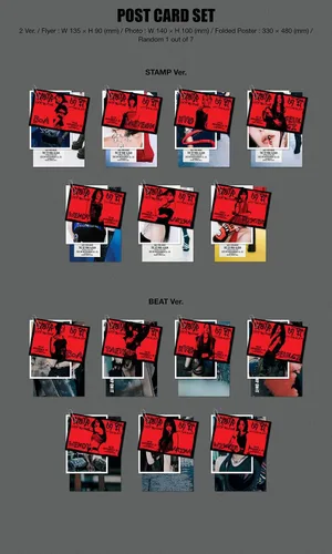 Miniatura 4 de Generic Got the Beat Stamp on It 1st Mini Album, K-Pop, STAMP(A) + BEAT(B) - 2 Ver Set