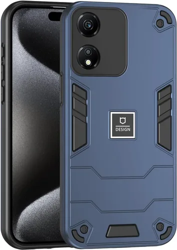 Miniatura 396 de Funda compatible con Huawei Y9 Prime (2019), compatible con Huawei Y9 Prime (2019) 4G STK-L21 2 en 1 [PC duro + TPU], funda de teléfono azul
