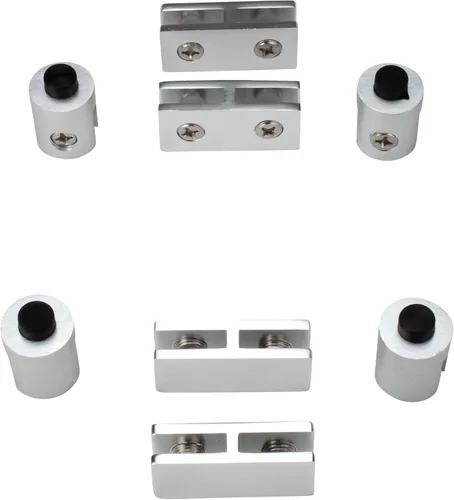 Miniatura 2 de Celestial DIY - Kit de conectores centrales de protección contra el viento, kit de conectores de vidrio templado, 4 conectores rectos y 4 pies