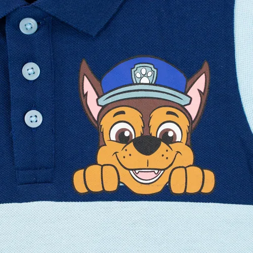 Miniatura 2 de Paw Patrol Camiseta polo de manga corta para niños Chase, Marshall and Rubble