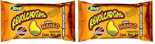 Miniatura 6 de Jovy Revolcaditas con sabor a chile y mango Bolsa de 6 onzas Caramelo mexicano