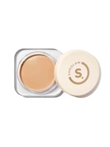 SHEGLAM Crema hidratante de cobertura completa, bálsamo de base de larga duración, corrector facial para piel seca, vainilla cálida
