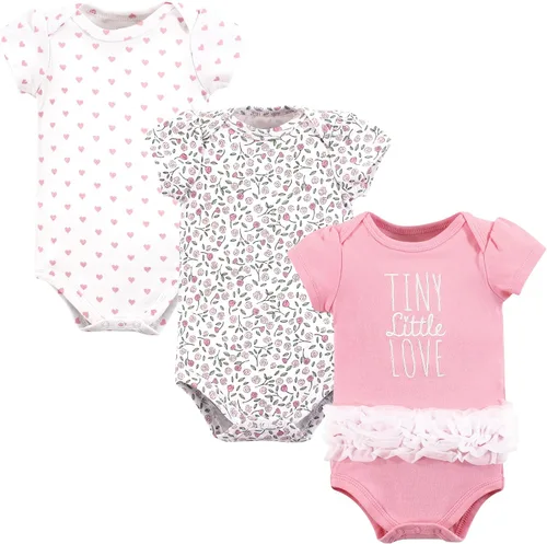 Miniatura 197 de Hudson Baby baby-girls Cotton Bodysuits 3-pack
