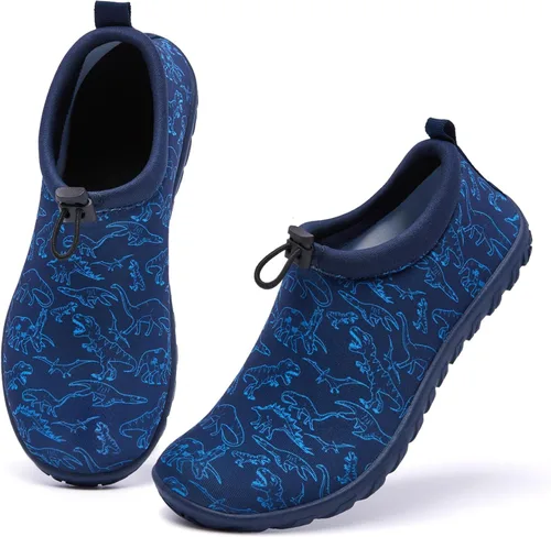 Racqua Zapatos acuáticos para niños y niñas, zapatos acuáticos de secado rápido para playa y piscina (niños pequeñosgrandes)