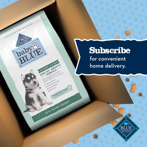 Miniatura 11 de Blue Buffalo Baby Blue - Alimento seco natural para cachorros, fórmula de crecimiento saludable con DHA, receta de pollo salado con alto contenido