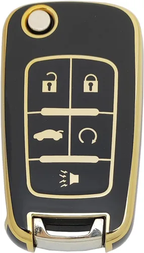 Miniatura 6 de Funda protectora de llavero de TPU compatible con 2010-2019 Chevy Equinox, 2011-2016 Cruze Malibu Camaro Trax Impala Sonic Buick Lacrosse Regal