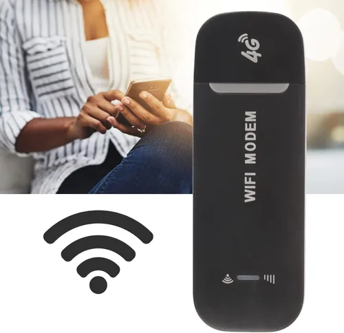 Miniatura 3 de Enrutador de punto de acceso móvil, 4G LTE de alta velocidad compatible con hasta 10 usuarios, enrutador de tarjeta SIM estándar para viajes