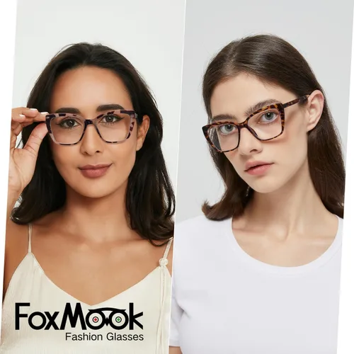 Miniatura 3 de Paquete de 3 lentes de lectura para mujeres, estilo Oprah, con montura de resorte, lentes de bloqueo de luz azul