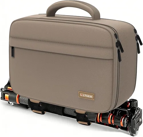 Bolsa para cámara LTGEM compatible con cámaras DSLR Canon/Sony/Nikon, bolsa de bandolera para cámara con apertura de doble lado para viajes, con