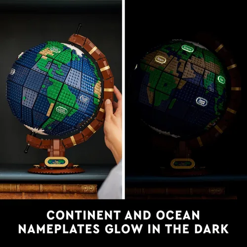 Miniatura 5 de LEGO Ideas The Globe 21332 - Juego de construcción para adultos (2585 piezas)