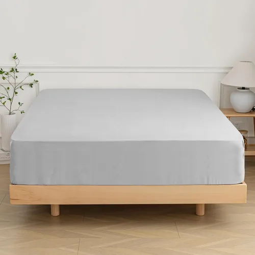 Miniatura 8 de Sábana bajera ajustable individual – Microfibra prémium 1800 súper suave y acogedora, resistente a las arrugas, la decoloración y el encogimiento