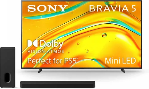 Miniatura 24 de Sony BRAVIA 5 55-Pulgadas 4K Mini LED Smart TV (K-55XR50, 2025) y Barra de Sonido BRAVIA Theater Bar 6 3.1.2ch con Subwoofer Inalámbrico en Paquete