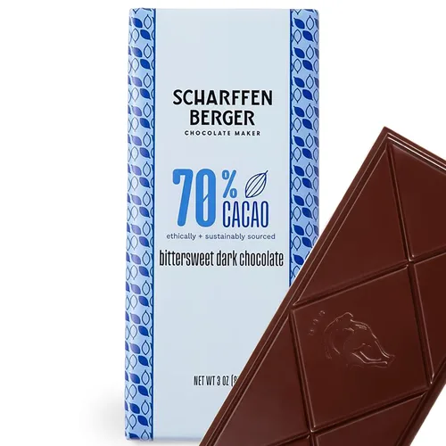 Miniatura 14 de Barra de Chocolate Scharffen Berger - Chocolate Negro - 62 Por Ciento Cacao - Semi-Amargo - Fino Artesanal - Barras de 3 onzas - Paquete de 12