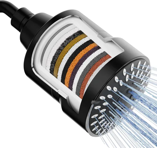 Miniatura 14 de Mist Cabezal de Filtro de Ducha para Agua Dura Mejora la Piel, el Cabello y las Uñas - Cabezal de Ducha Filtrado Compacto de Alto Rendimiento