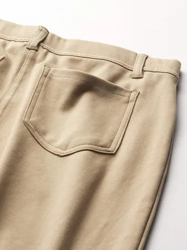 Miniatura 2 de Nautica Bermudas de uniforme escolar para niñas, material elástico y sin botones, botones de imitación y bolsillos funcionales