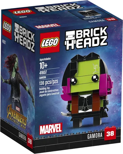 Miniatura 4 de LEGO BrickHeadz Gamora 41607 Kit de construcción (136 piezas)