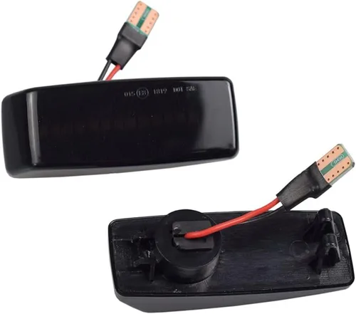 Ahumado lente LED completo guardabarros lateral marcador luz de señal de giro Asamblea para Mercedes -Benz C E S SL CLASE W201 190 W202 W124 W140
