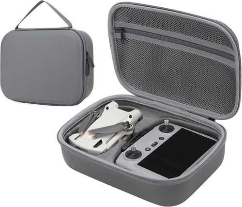 Miniatura 9 de Bolsa de Almacenamiento para Mini 3 Pro Estuche de Transporte Duro Compatible con Mini 3 Pro, DJI RC/DJI RC-N1 y Accesorios DJI Mini 3 Pro-Gris