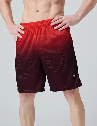 Miniatura 3 de Liberty Pro Paquete de 5 pantalones cortos deportivos para hombre, pantalones cortos de baloncesto de malla de 9 pulgadas para hombre, pantalones