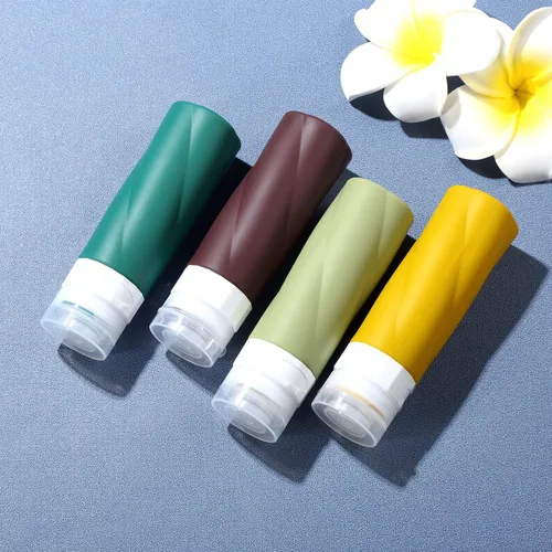 Miniatura 6 de Gemice Botellas de viaje para artículos de tocador, recipientes de tamaño de viaje aprobados por la Tsa de 3 onzas, sin BPA, tubos de viaje a prueba