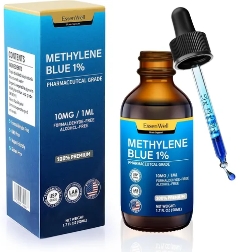 Grado farmacéutico azul de metileno 4.06 fl oz,1% USP Grado Solución Mezcla Vitamina