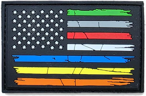 Miniatura 20 de Parche táctico – 1776 FAFO Original 3D PVC Morale Patch – Parches patrióticos estadounidenses resistentes de Estados Unidos para militares, policía