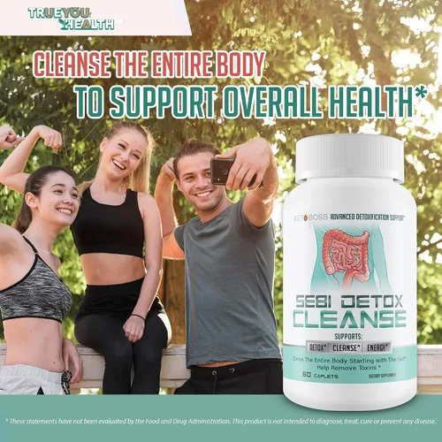 Miniatura 7 de Sebi Detox Cleanse - Apoyo avanzado de desintoxicación - Desintoxicación de todo el cuerpo comenzando con el intestino - Ayuda a eliminar toxinas