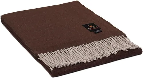 Miniatura 6 de Lima Mystery - Manta de mezcla de lana de alpaca, tejida a mano, suave, cálida, diseño de color sólido, 63 x 52 pulgadas (rojo brillante/beige)