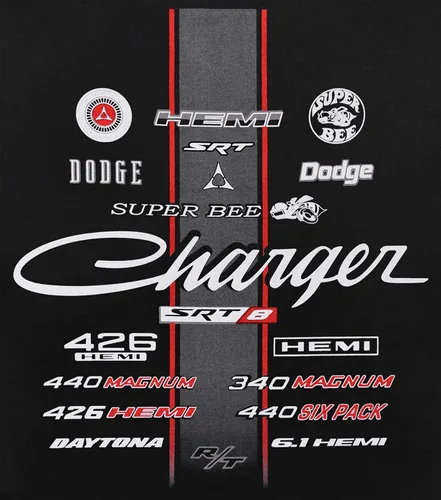 Miniatura 5 de JH DESIGN GROUP Dodge Charger - Sudadera con capucha de 2 caras para hombre