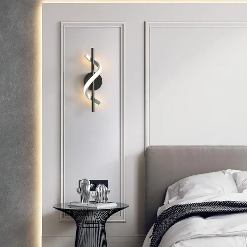 Miniatura 6 de Apliques de pared modernos, lámparas de pared de 9 W, lámparas de pared LED de aluminio para dormitorio, sala de estar, pasillo, hotel