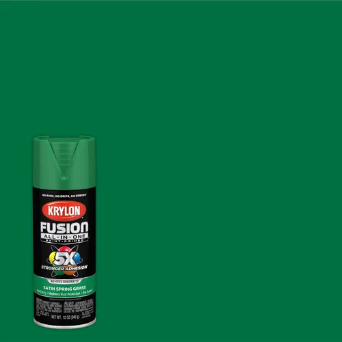 Miniatura 149 de Krylon Fusion - Pintura en aerosol adhesiva todo en uno para uso en interiores y exteriores, 12 onzas, aluminio