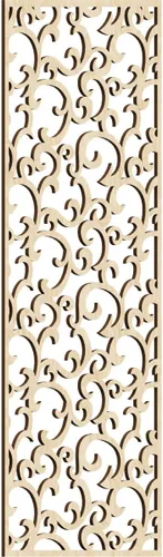 Miniatura 38 de Wheatland Paneles de pared decorativos de madera con calado, 9 3/8 pulgadas de ancho x 24 3/8 pulgadas de alto x 1/4 de alto, nogal