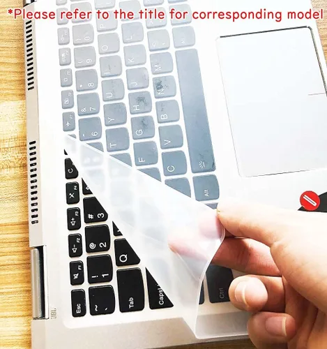Miniatura 3 de Paquete de 2 protectores de piel para teclado, compatible con FUJITSU CELSIUS H920 de silicona de 17.3 pulgadas