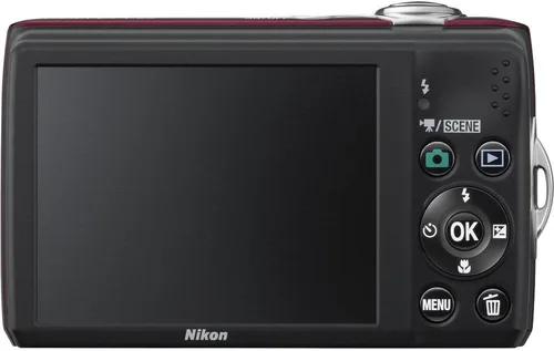 Miniatura 2 de Nikon Coolpix L22 Cámara digital de 12.0MP con zoom óptico de 3.6x y LCD de 3.0 pulgadas (rojo primario)