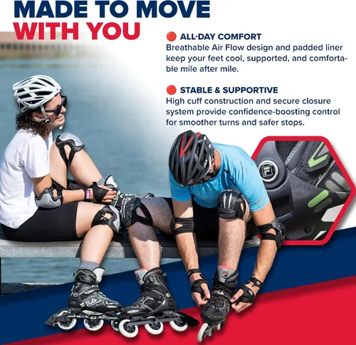 Miniatura 4 de FILA Legacy Pro 100 Inline Speed Skates for Women Precision, Performance, and Stability for Training in Outdoor and Indoor Rinks