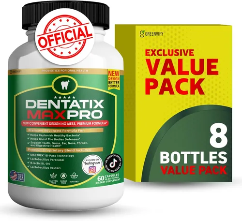 Miniatura 12 de Dentatix Max Pro para la salud de las encías y los dientes y el aliento fresco, 40 mil millones de UFC Probióticos orales avanzados para el mal