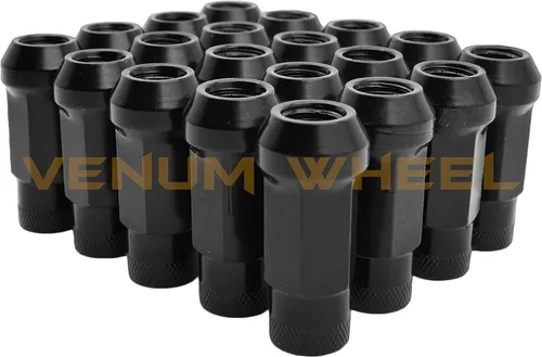 Miniatura 8 de 4 espaciadores de rueda centrados en bujes de 0.394 pulgadas y 0.98 pulgadas + negro 12x1.5 Racing Stud conversión compatible con BMW E36 E46 E90