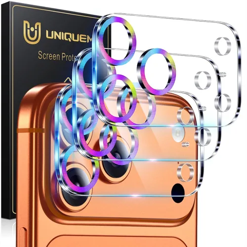 Miniatura 71 de UniqueMe para Paquete de 3 Protectores de Lente de Cámara para iPhone 15 Pro/iPhone 15 Pro Max, [Protección contra Caídas] [Compatible con Fundas]