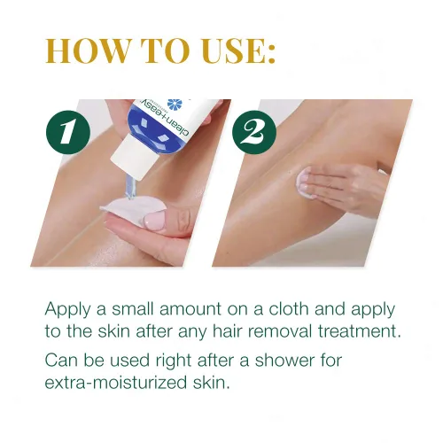 Miniatura 3 de Clean + Easy Aceite de azuleno - Tratamiento posterior a la depilación para pieles sensibles, alivia la irritación y elimina los residuos de cera
