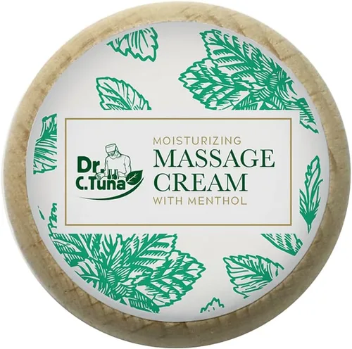 FARMASi Dr. C. Crema de masaje hidratante de atún con mentol, aceite de eucalipto y almendras, crema de masaje corporal relajante refrescante, uso