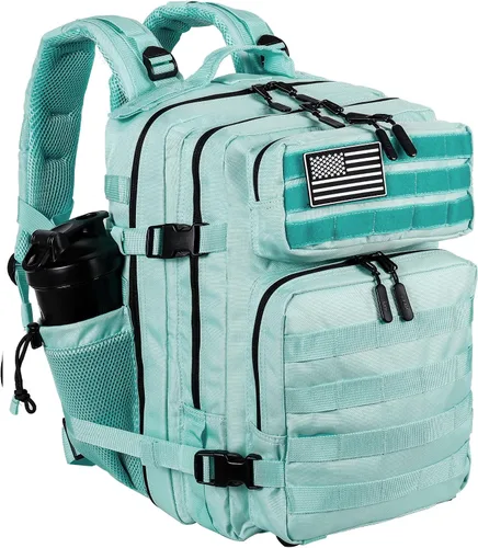Miniatura 40 de LHI Mochila Militar Táctica para Hombres y Mujeres 25L/35L Mochila de Asalto del Ejército Bolsa Mochila Pequeña con Portabotellas