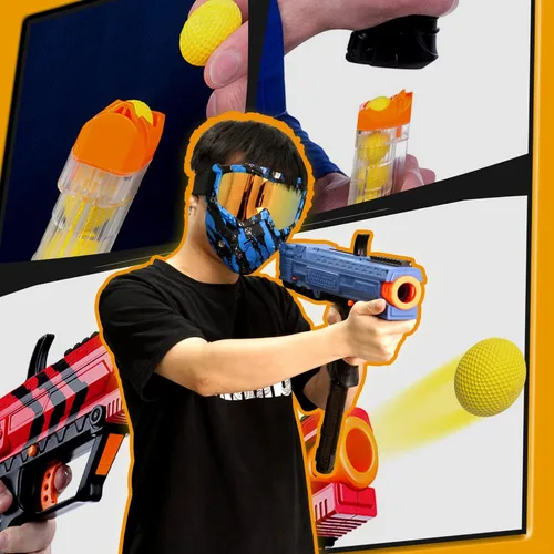 Miniatura 6 de EKIND - Bolas de munición de repuesto a granel de 50 rondas compatibles con Nerf Rival Blaster Series