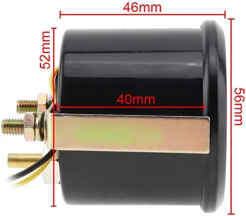 Miniatura 6 de ESUPPORT Coche 2 "2.047 in Turbo Boost Gauge Meter Psi Puntero Azul Luz LED