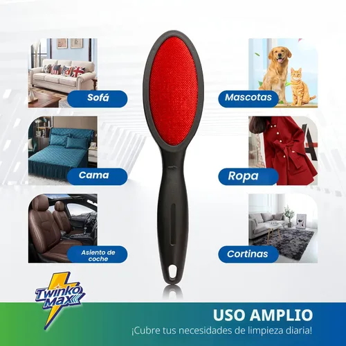 Miniatura 3 de Twinko Max Cepillo de pelusa, removedor de pelusas, removedor de pelo de mascotas, cepillo para ropa, cepillo mágico para quitar pelusas, cepillo