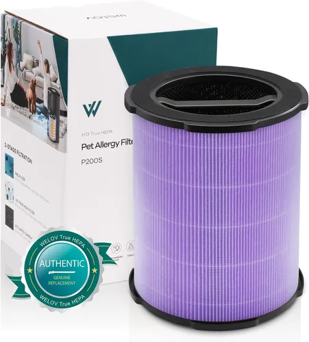 WELOV Filtro absorbente de toxinas P200S/P200 Pro, 3 en 1 H13 True HEPA y filtro de carbón activado de alta eficiencia para formaldehído, toxinas,